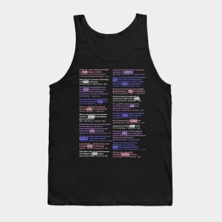 Genderfluid: Singular They through history Tank Top